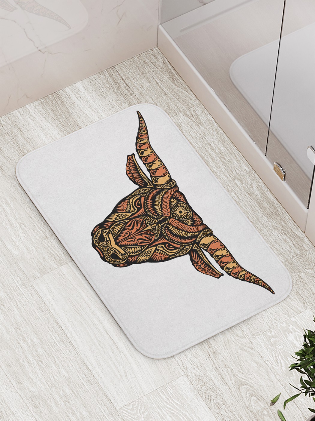 

Коврик противоскользящий для ванной, сауны, бассейна, 77х52 см bath_83007 JoyArty