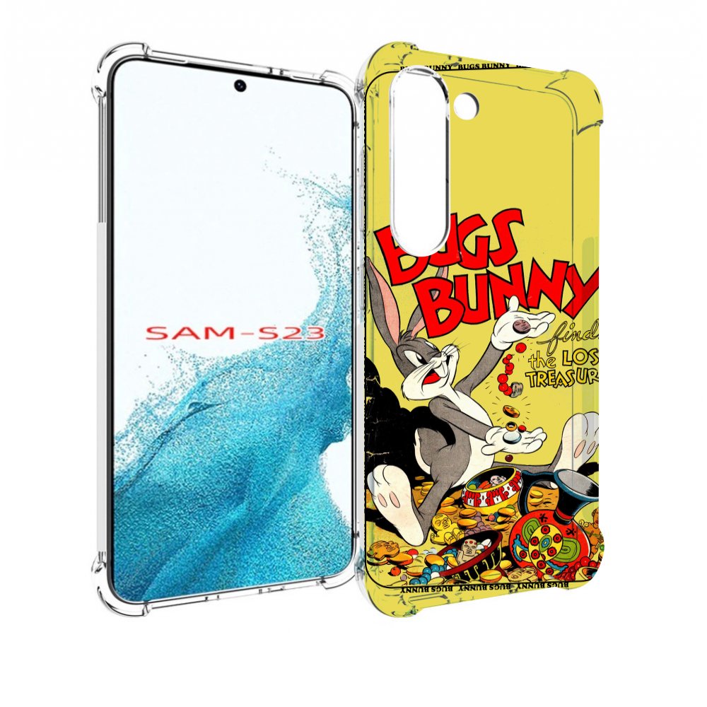 

Чехол MyPads бакс-банни-и-еда для Samsung Galaxy S23, Прозрачный, Tocco