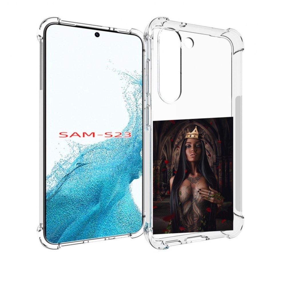 

Чехол MyPads багровый-пик для Samsung Galaxy S23, Прозрачный, Tocco