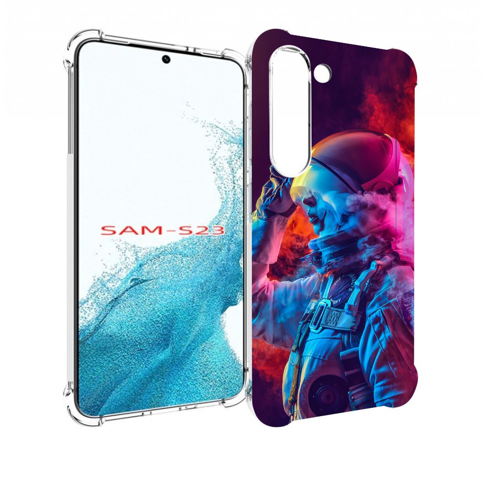 

Чехол MyPads астронавт в дыму для Samsung Galaxy S23, Прозрачный, Tocco