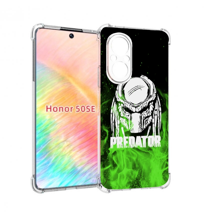 

Чехол бампер MyPads Знак-хищника для Honor 50 SE противоударный, Прозрачный, Tocco