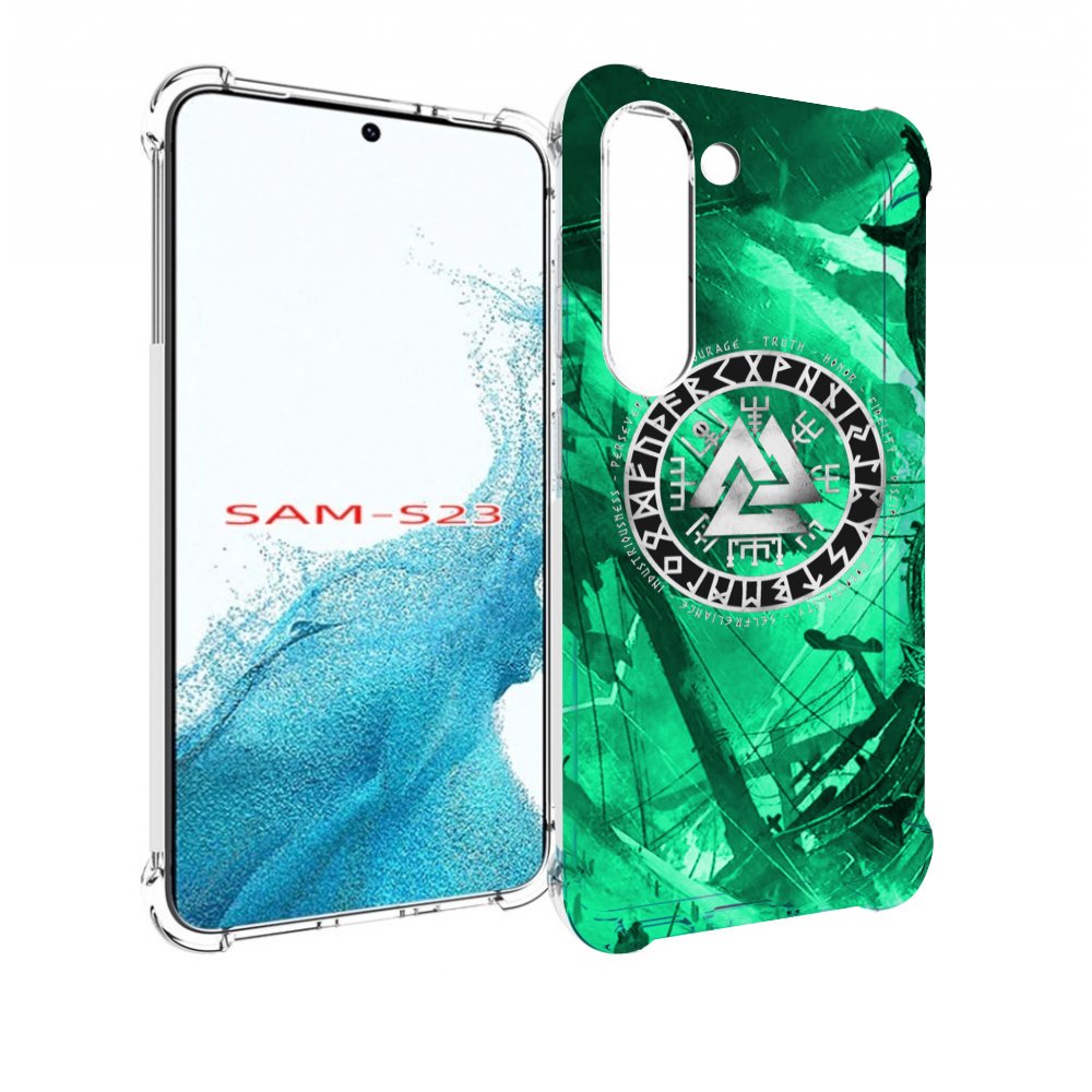 

Чехол MyPads ассасин-крид-2020-рагнарек мужской для Samsung Galaxy S23, Прозрачный, Tocco