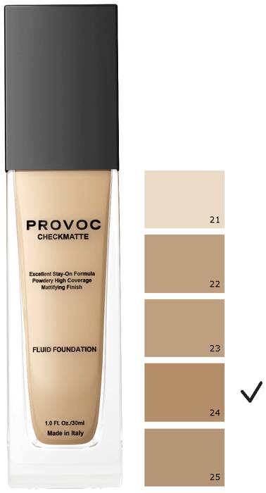 фото Тональный крем provoc check matte foundation 24 30 мл