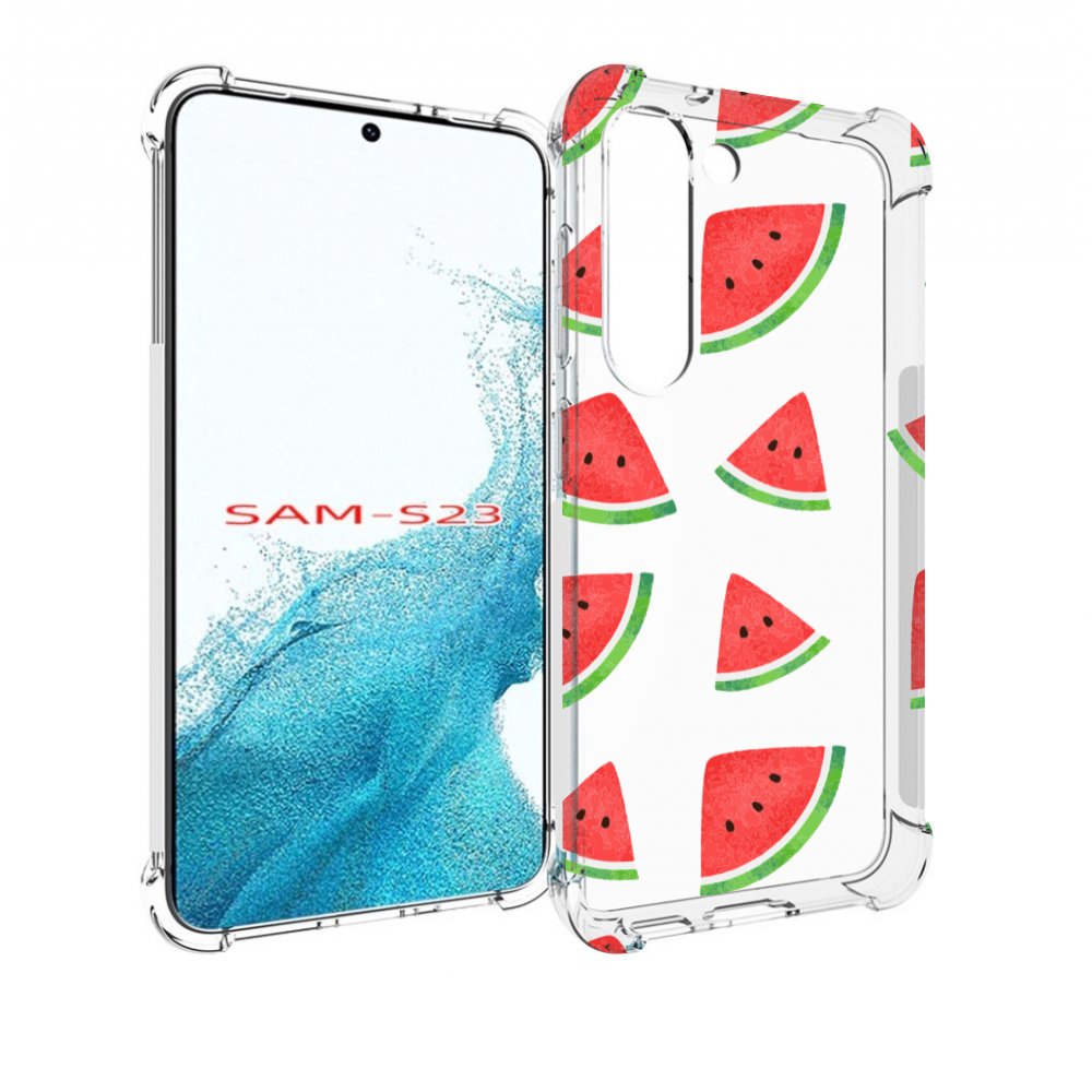 Чехол MyPads арбузики для Samsung Galaxy S23