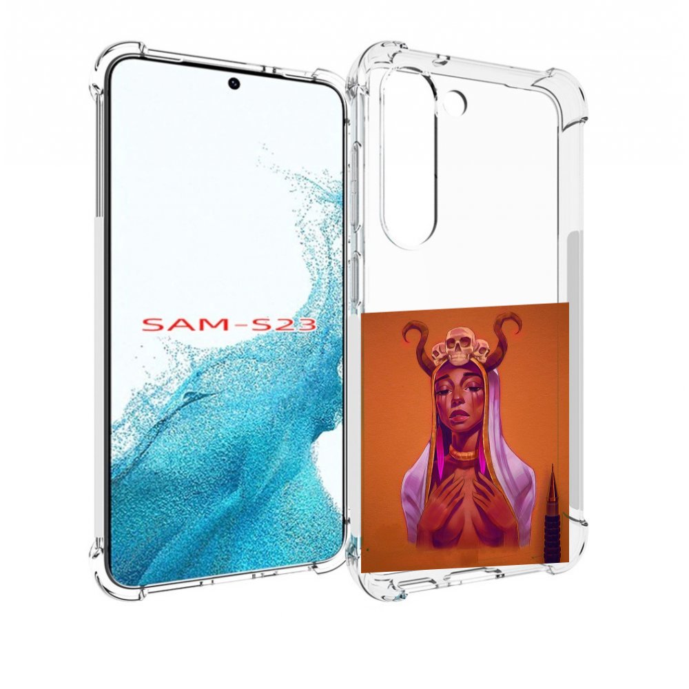 

Чехол MyPads античная-девушка для Samsung Galaxy S23, Прозрачный, Tocco