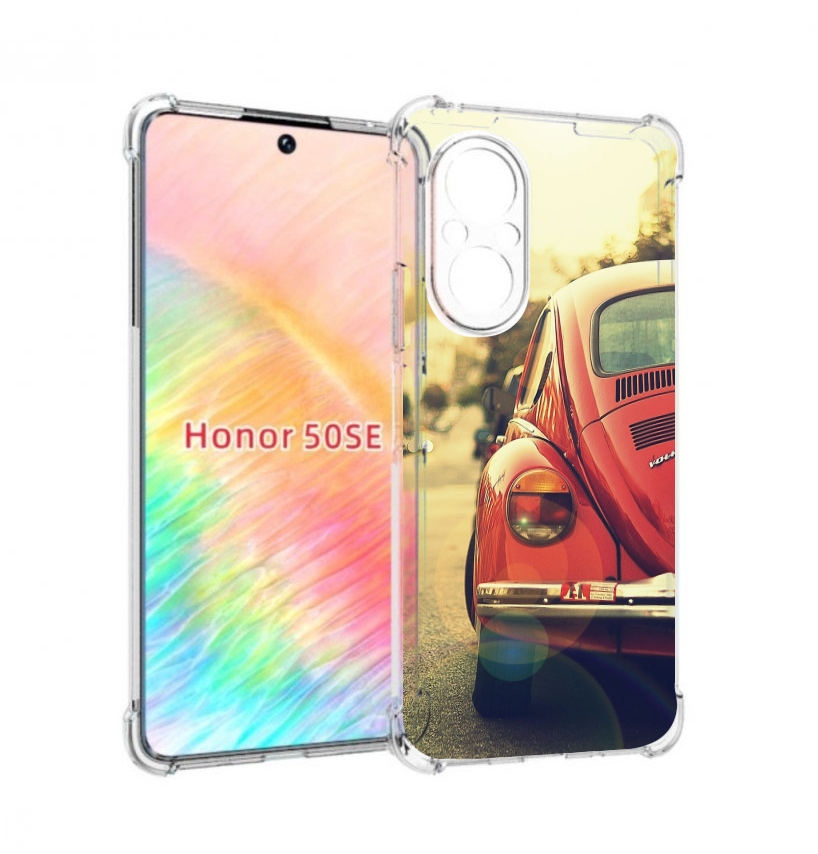 

Чехол бампер MyPads Жук для Honor 50 SE противоударный, Прозрачный, Tocco