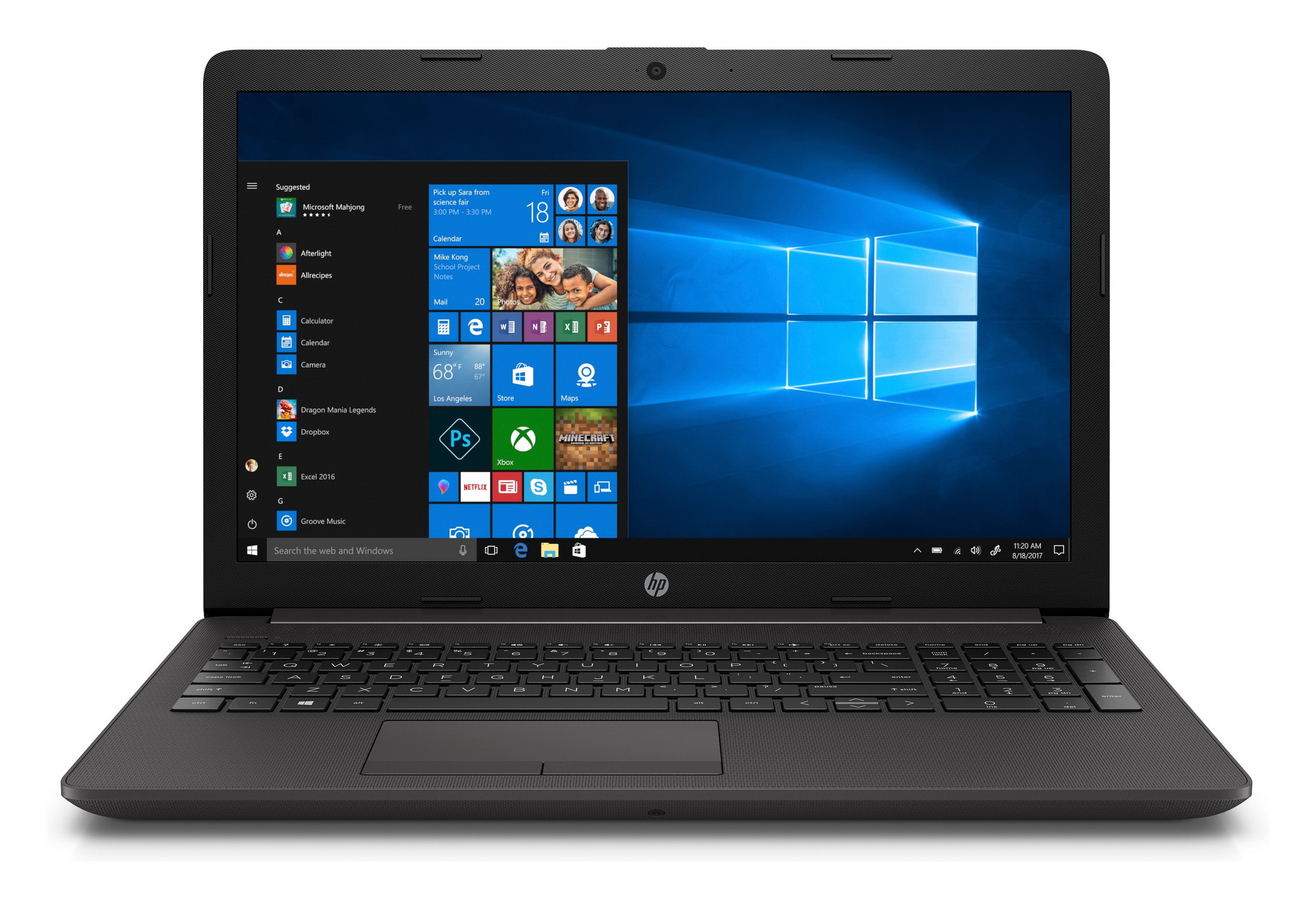 фото Ноутбук hp 250 g7 black (197q3ea)