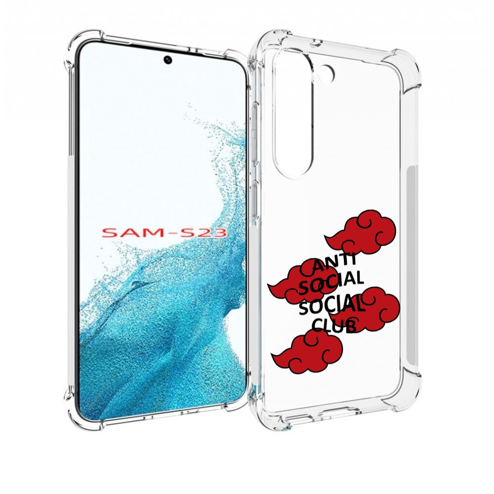 

Чехол MyPads анти-социал-социал-клаб для Samsung Galaxy S23, Прозрачный, Tocco