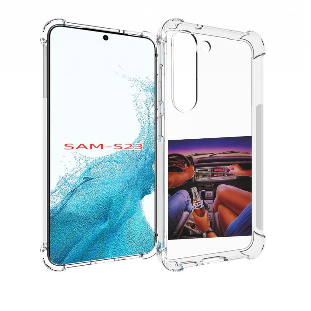 

Чехол MyPads американская машина салон для Samsung Galaxy S23, Прозрачный, Tocco