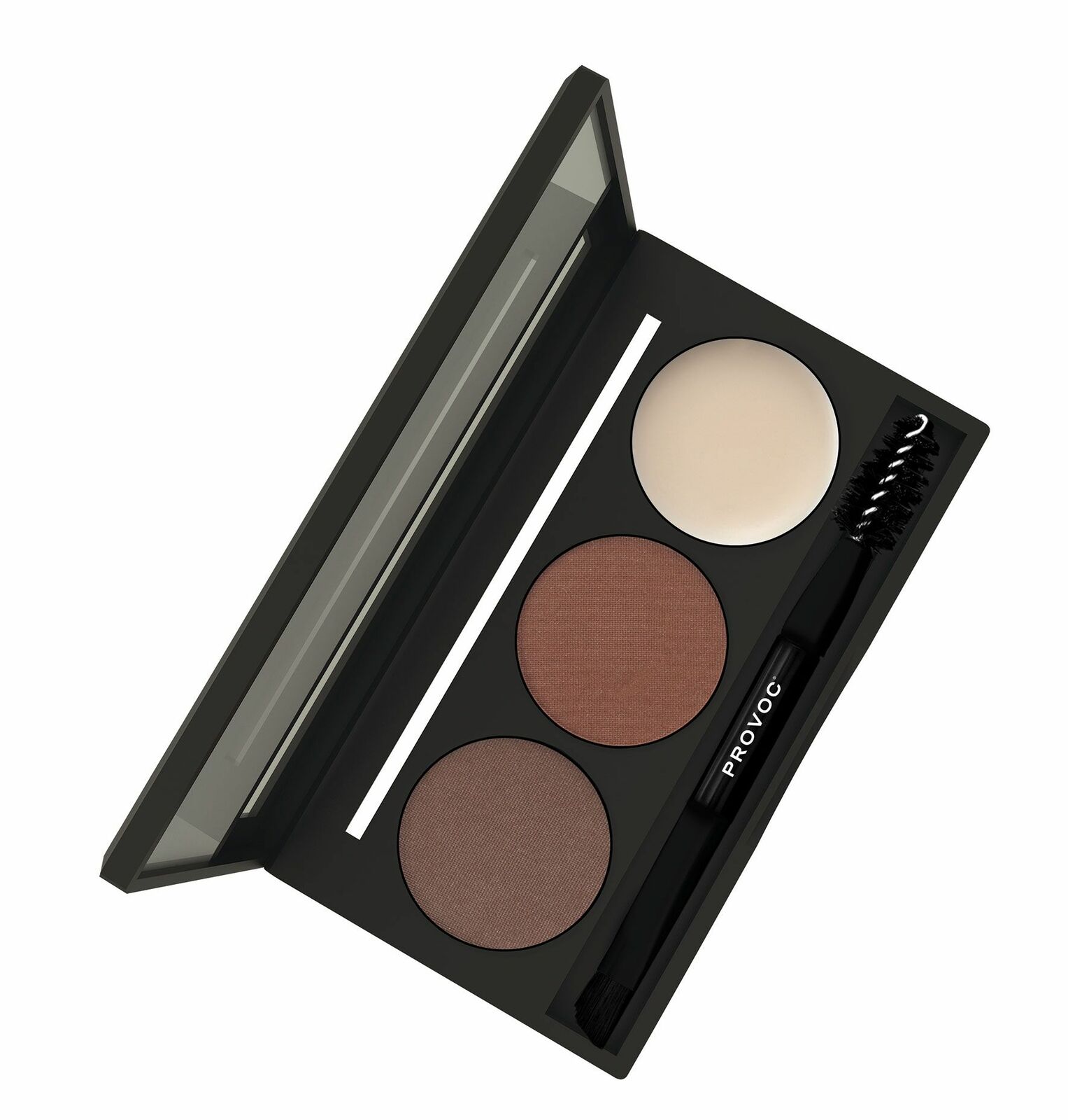 Набор теней для бровей ProvocMakeup Eyebrowns Palette, №03 True Brown, 35 г