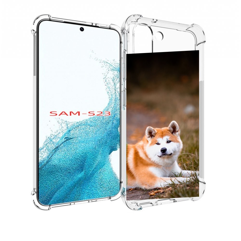

Чехол MyPads акита ину для Samsung Galaxy S23, Прозрачный, Tocco