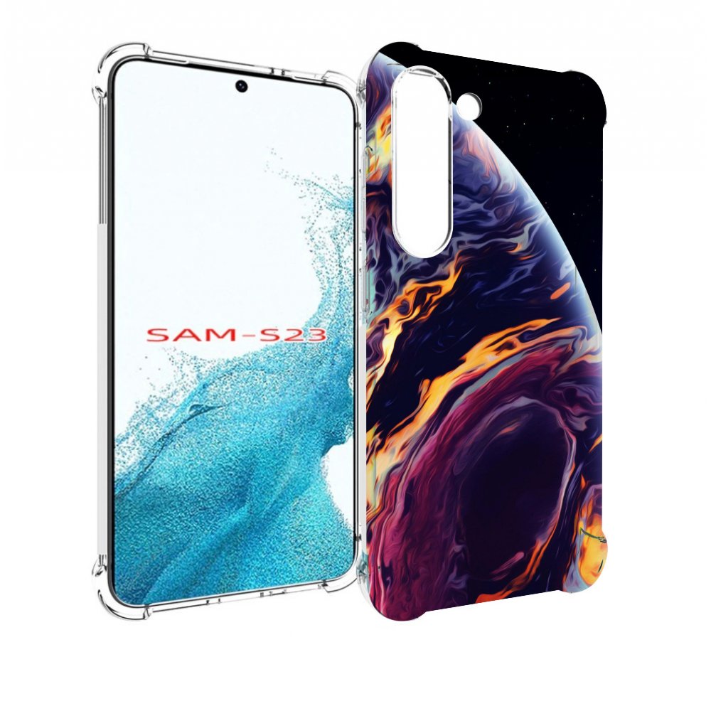 

Чехол MyPads акварельная планета для Samsung Galaxy S23, Прозрачный, Tocco