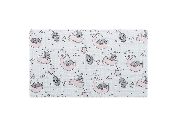 фото Марлевка peppy embrace emlittleone blush 100x125 см 120 г/м2 100% хлопок