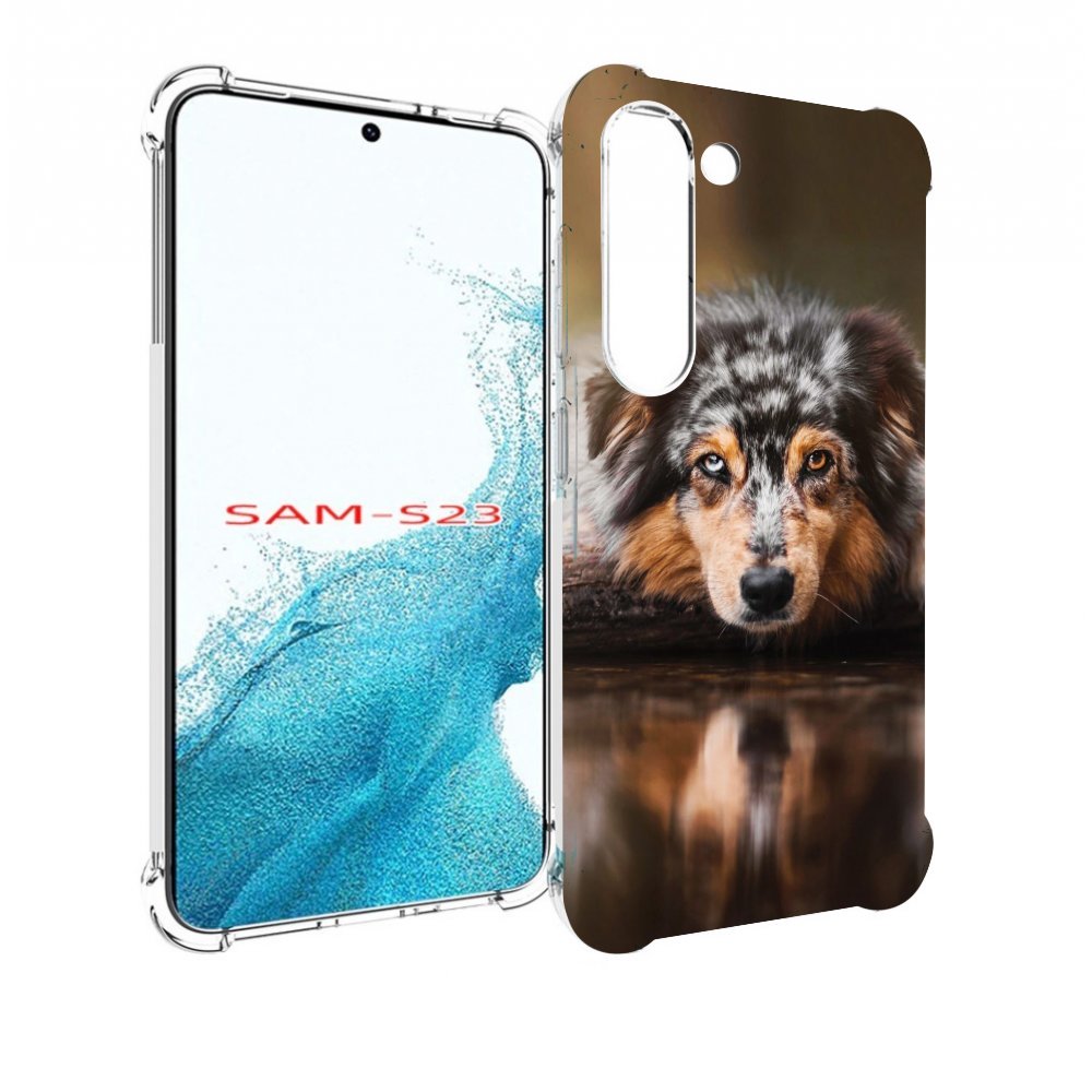

Чехол MyPads австралииская овчарка для Samsung Galaxy S23, Прозрачный, Tocco