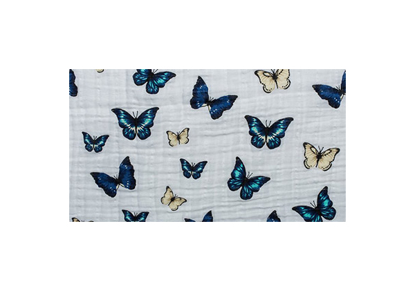 

Марлевка Peppy Embrace Empapillions Royal 100x125 см 120 г/м2 100% хлопок, Серый