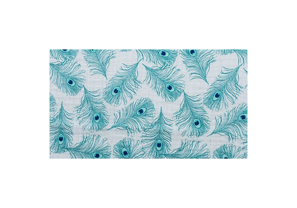 

Марлевка Peppy Embrace Emplumage teal 100x125 см 120 г/м2, Бирюзовый