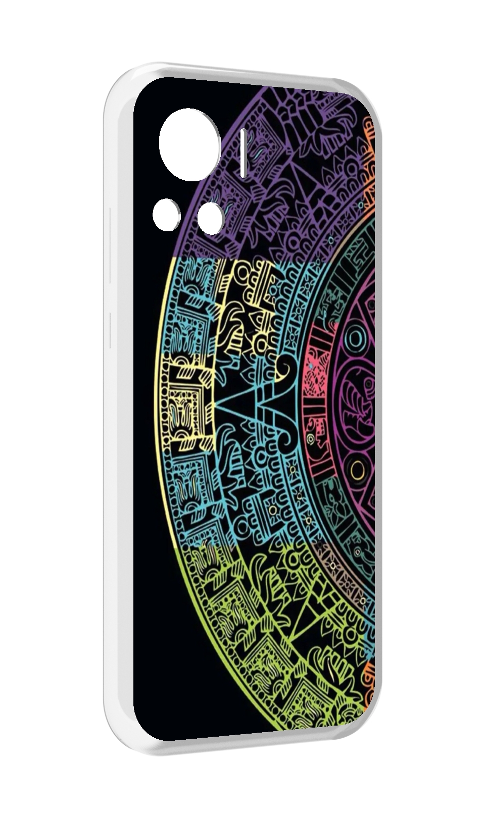 

Чехол MyPads орнамент полукруга для Motorola Edge 30 Ultra, Прозрачный, Tocco