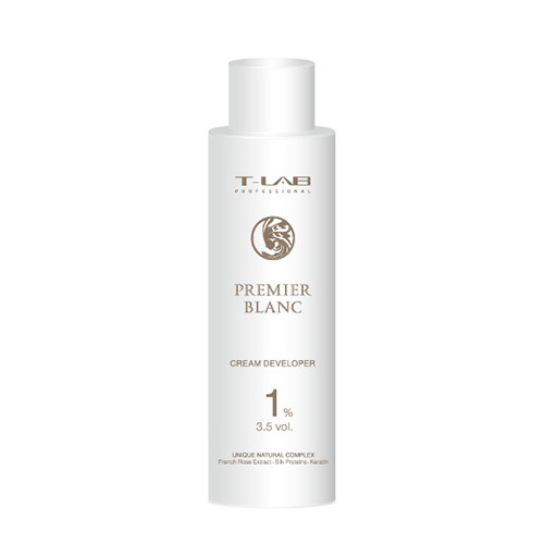 фото Premier blanc cream developer t-lab professional 1% 3,5 vol., 1000 мл