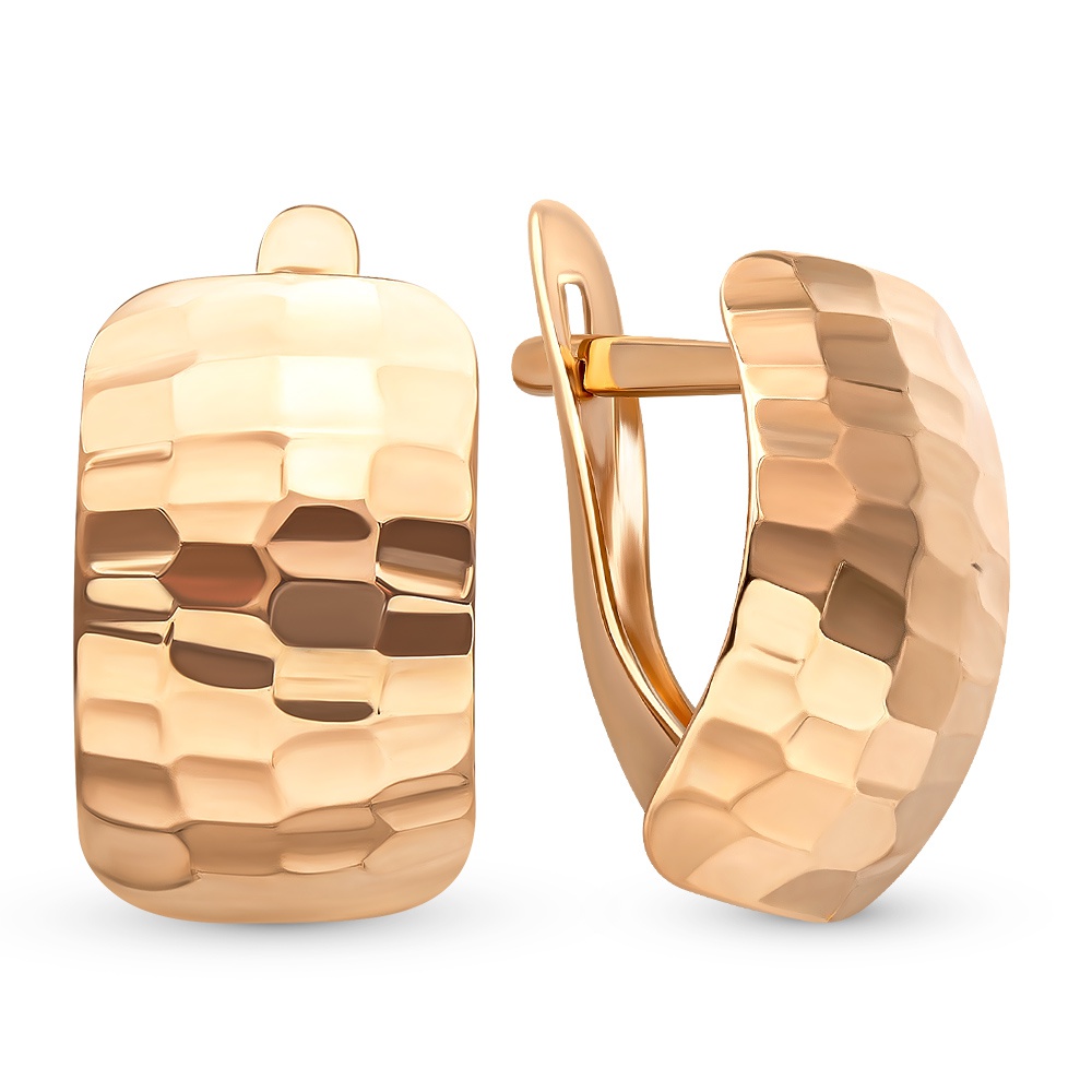 

Серьги из красного золота без вставки 585Gold 402004022, 402004022