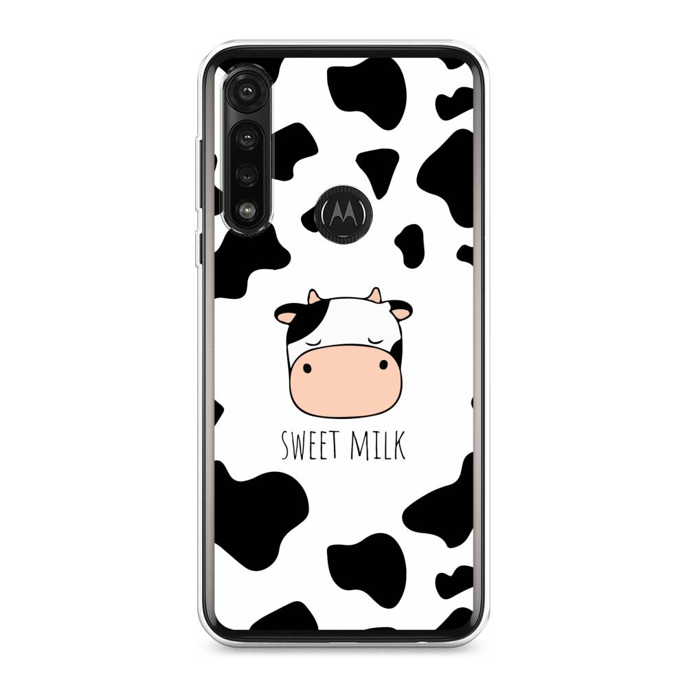 

Чехол на Motorola Moto G Power 2020 "Sweet milk", Розовый;белый;черный, 242650-1