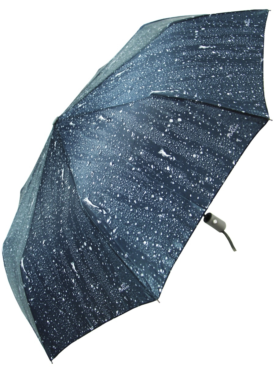 

Зонт женский RainBrella 183 светло-серый/темно-серый, 183