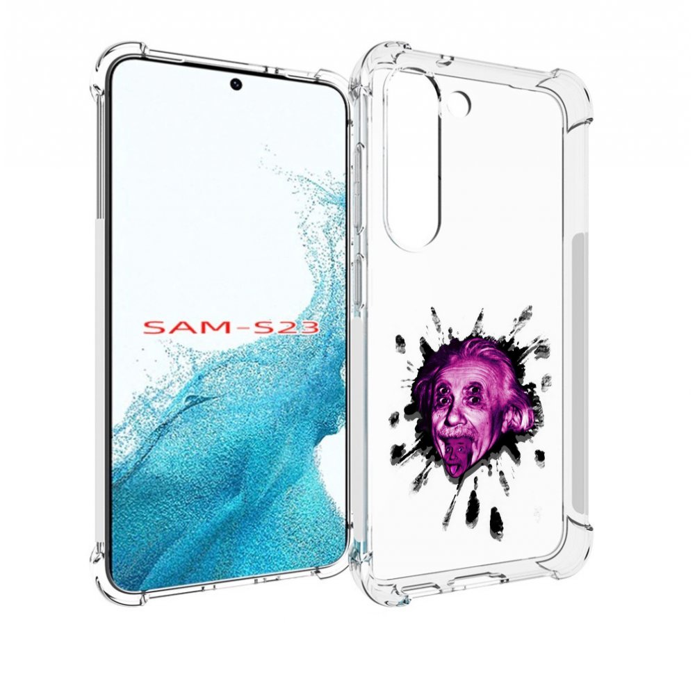 

Чехол MyPads Эйнштейн для Samsung Galaxy S23, Прозрачный, Tocco