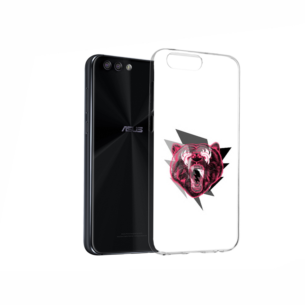 

Чехол MyPads Tocco для Asus ZenFone 4 грозовой медведь, Прозрачный, Tocco