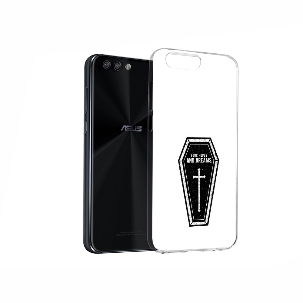 

Чехол MyPads Tocco для Asus ZenFone 4 гроб с мечтами, Прозрачный, Tocco