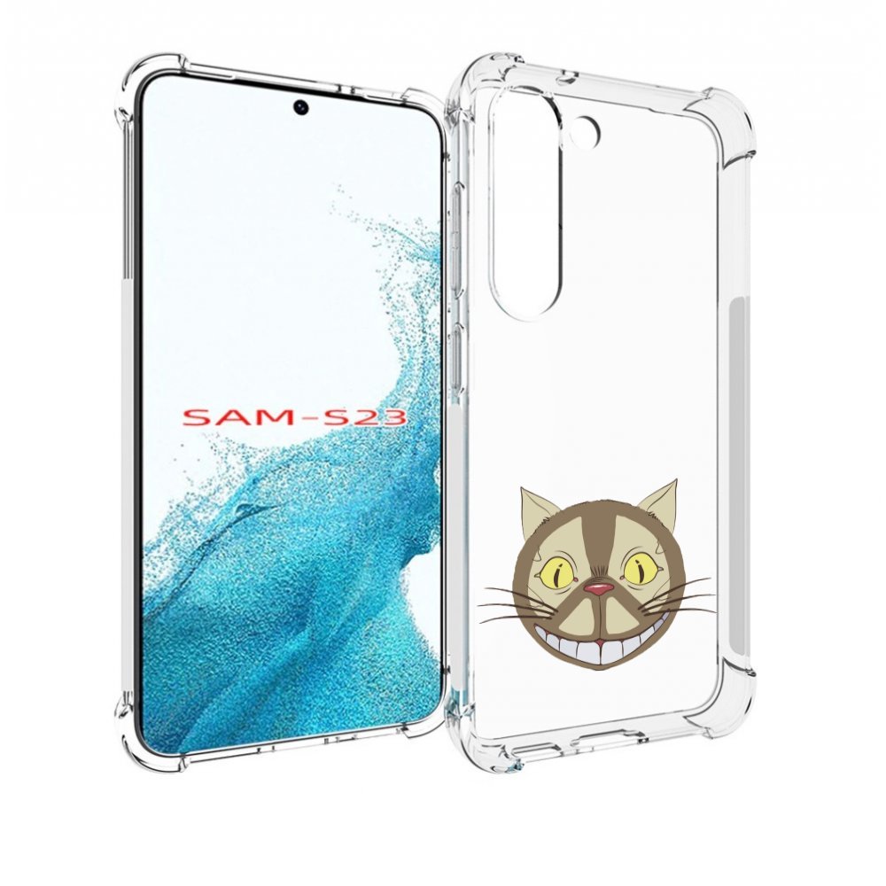 

Чехол MyPads Чеширский кот для Samsung Galaxy S23, Прозрачный, Tocco