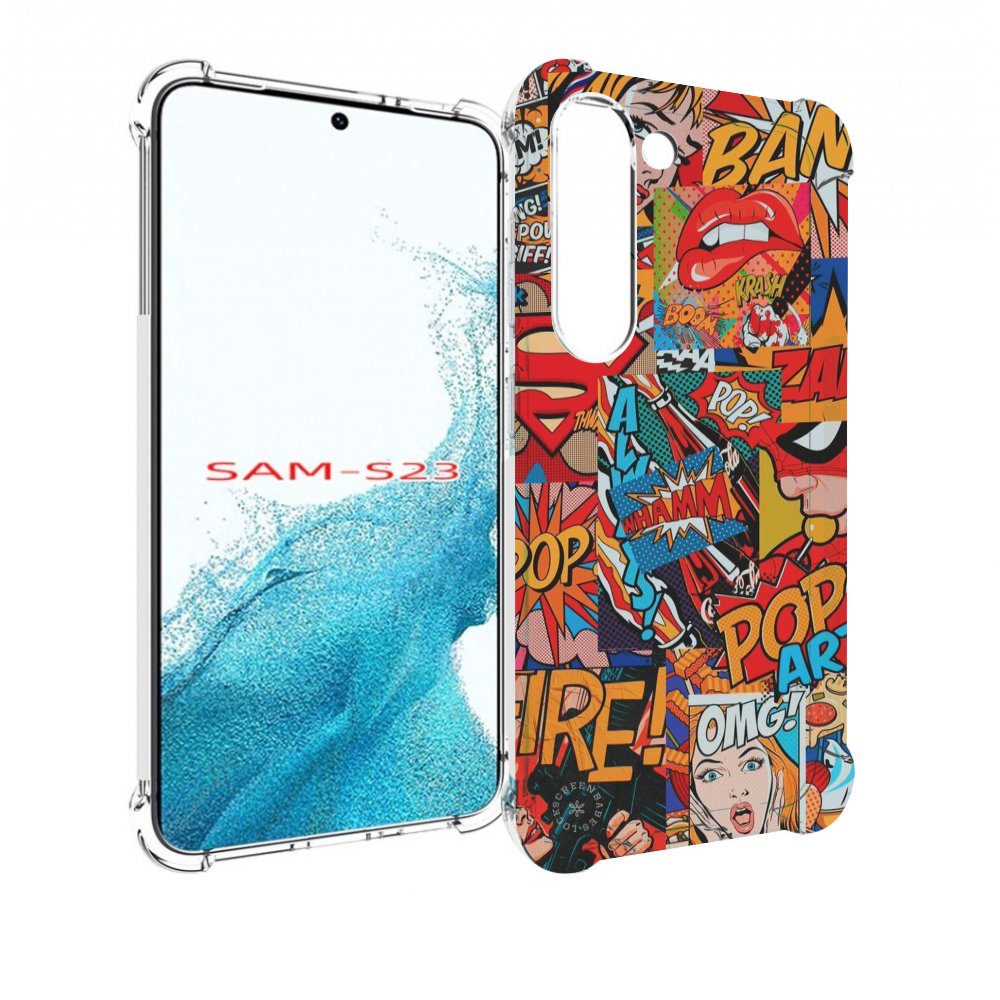 

Чехол MyPads Фон для Samsung Galaxy S23, Прозрачный, Tocco