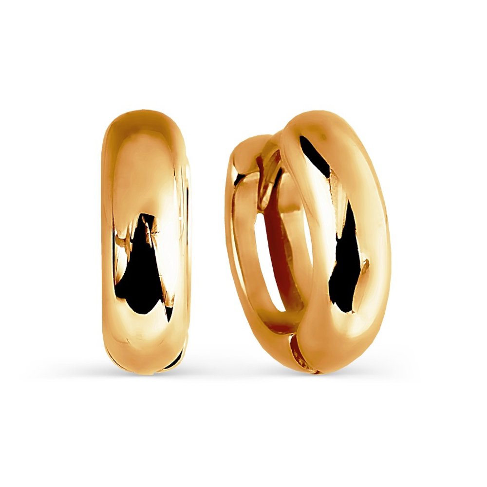 

Серьги из красного золота без вставки 585Gold 402004019, 402004019