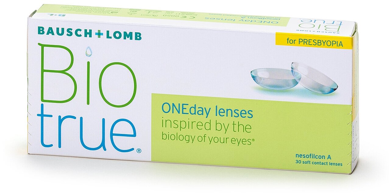 

Контактные линзы Biotrue ONEday for Presbyopia 30 линз high R8,6 -3,75, ONEday for Presbyopia 30 линз