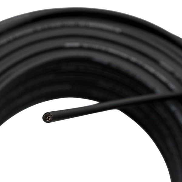 

Кабель инструментальный, 2,4мм, d6, 100м, SHNOOR 124BLK-100m, Черный