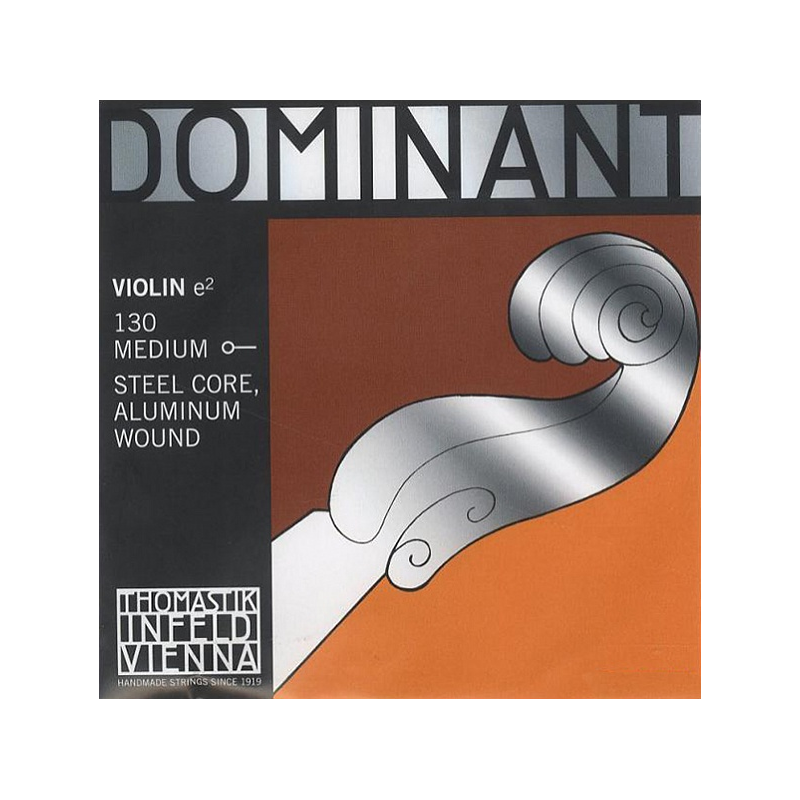 Dominant Отдельная струна E/Ми для скрипки размером 4/4, среднее натяжение, Thomastik 130