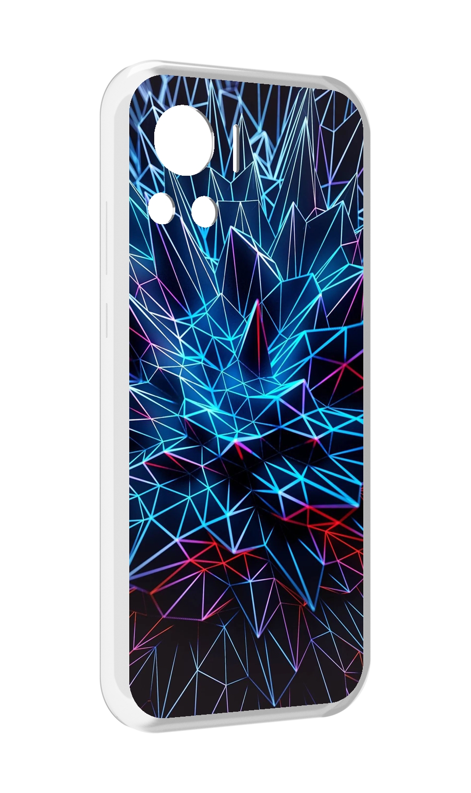 

Чехол MyPads неоновая-абстракция для Motorola Edge 30 Ultra, Прозрачный, Tocco