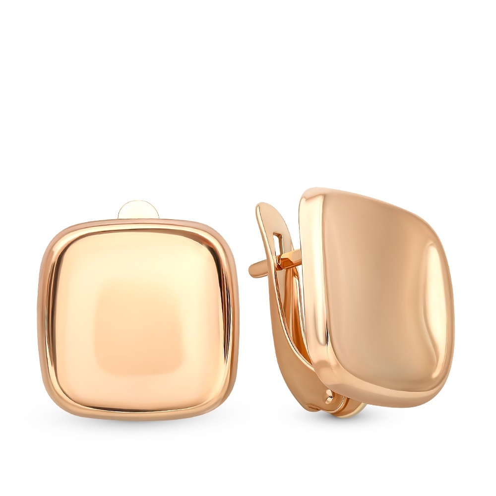 

Серьги из красного золота без вставки 585Gold 402004024, 402004024