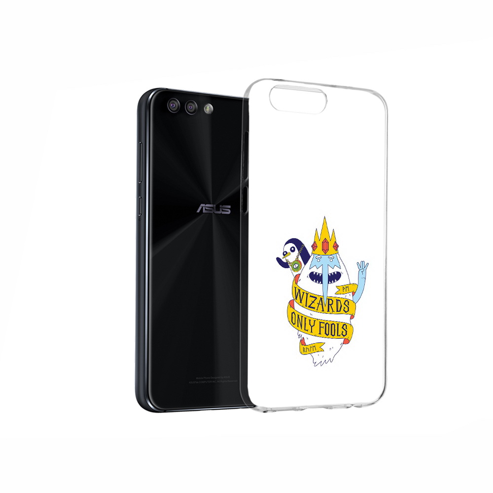 

Чехол MyPads Tocco для Asus ZenFone 4 время приключений снежный король, Прозрачный, Tocco