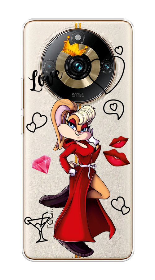 

Чехол на Realme 11 "Rich Lola Bunny", Красный;бежевый;оранжевый, 2514150-6