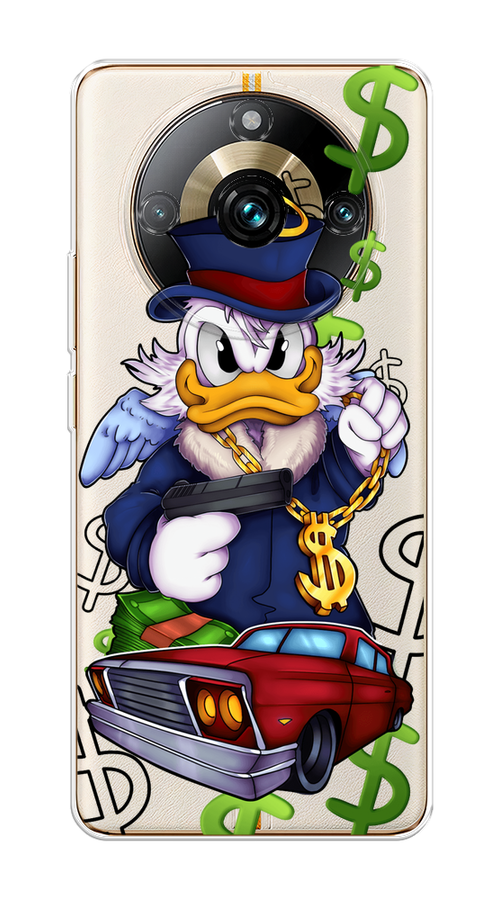 

Чехол на Realme 11 "Scrooge McDuck with a Gold Chain", Красный;синий;белый, 2514150-6