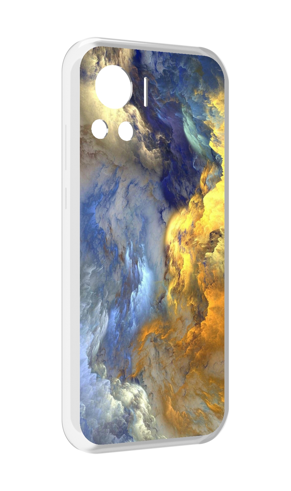 

Чехол MyPads мраморное небо для Motorola Edge 30 Ultra, Прозрачный, Tocco
