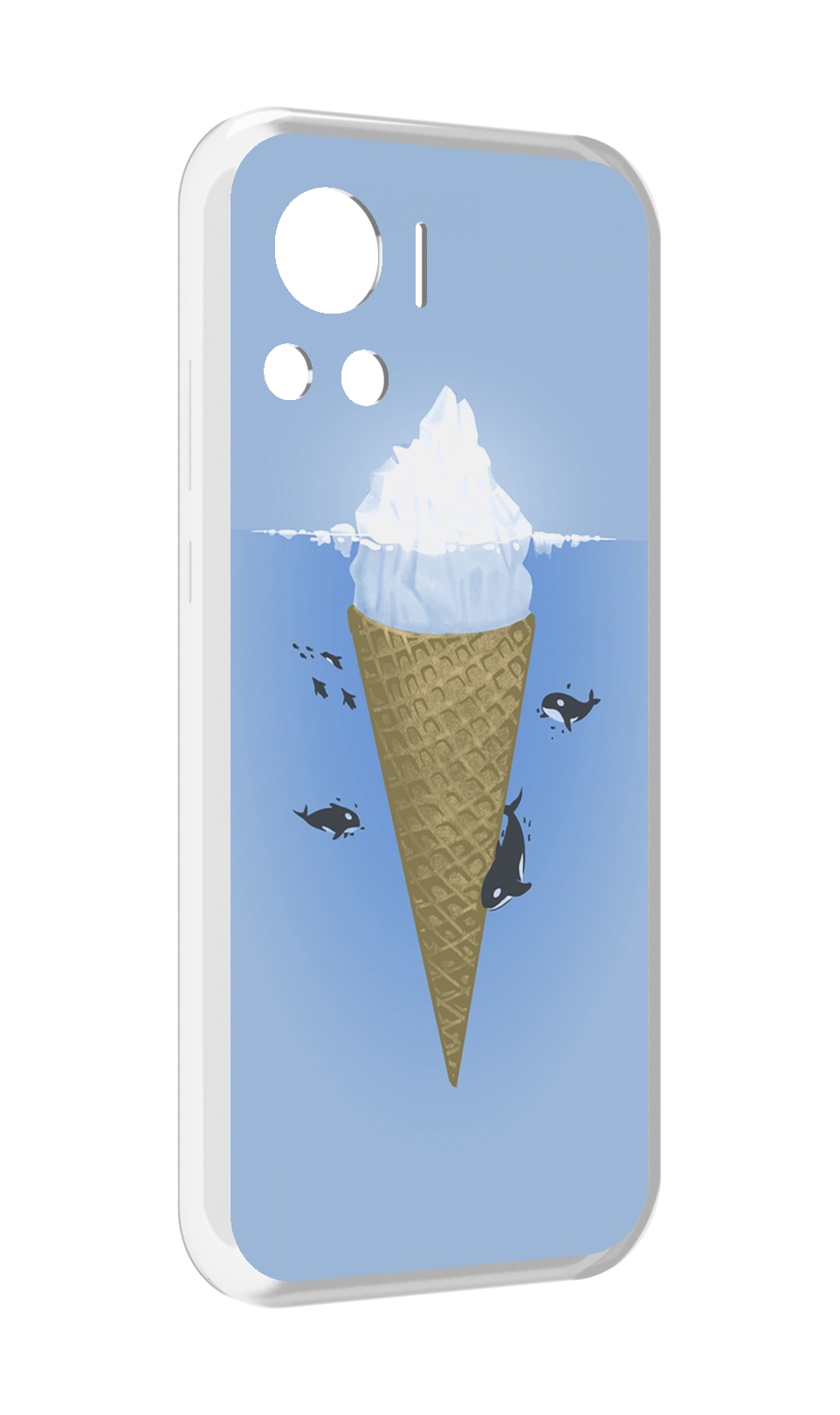 

Чехол MyPads мороженное-у-косаток для Motorola Edge 30 Ultra, Прозрачный, Tocco