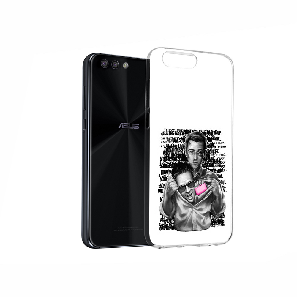 

Чехол MyPads Tocco для Asus ZenFone 4 бойцовский клуб, Прозрачный, Tocco