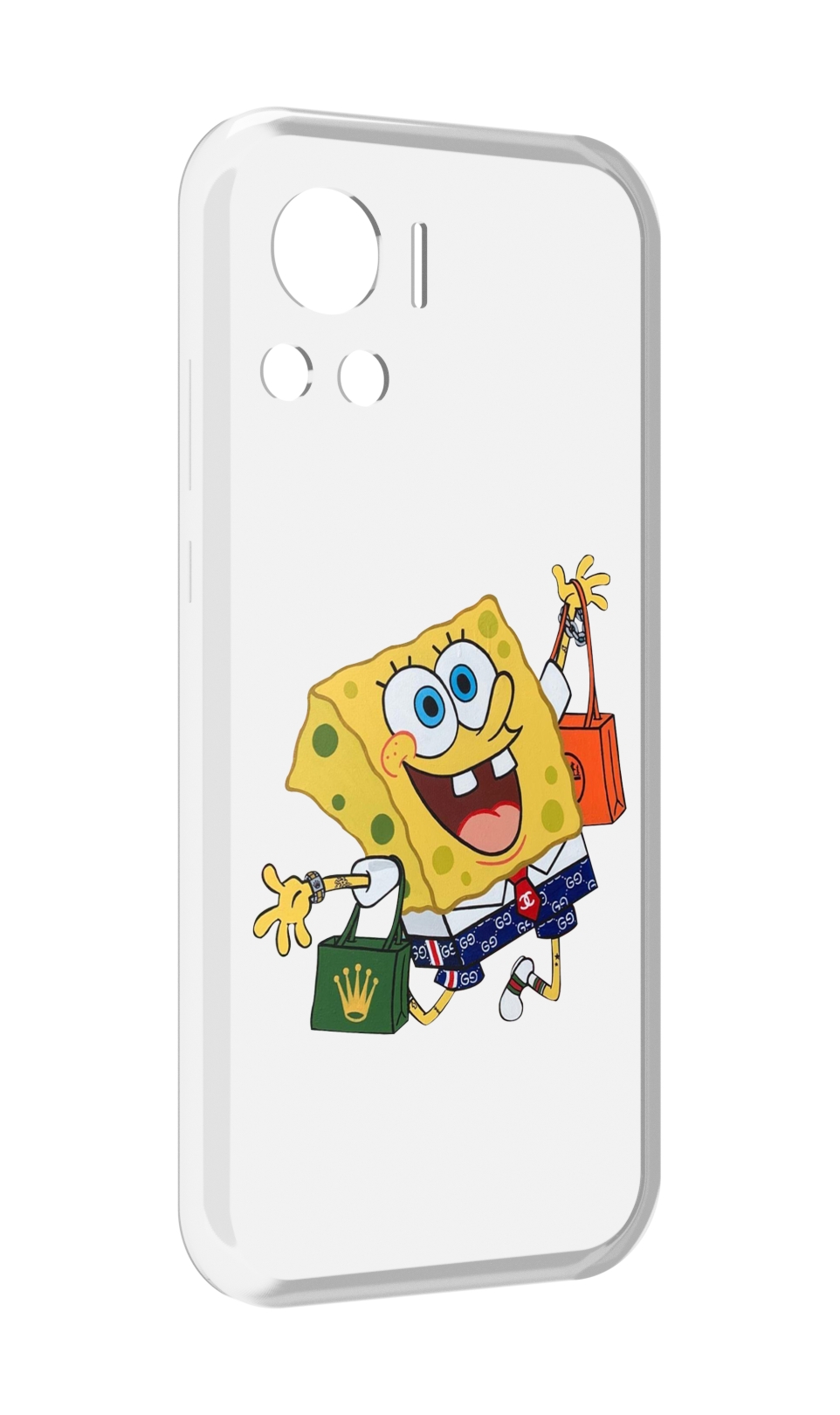 

Чехол MyPads модный-спанч-боб для Motorola Edge 30 Ultra, Прозрачный, Tocco