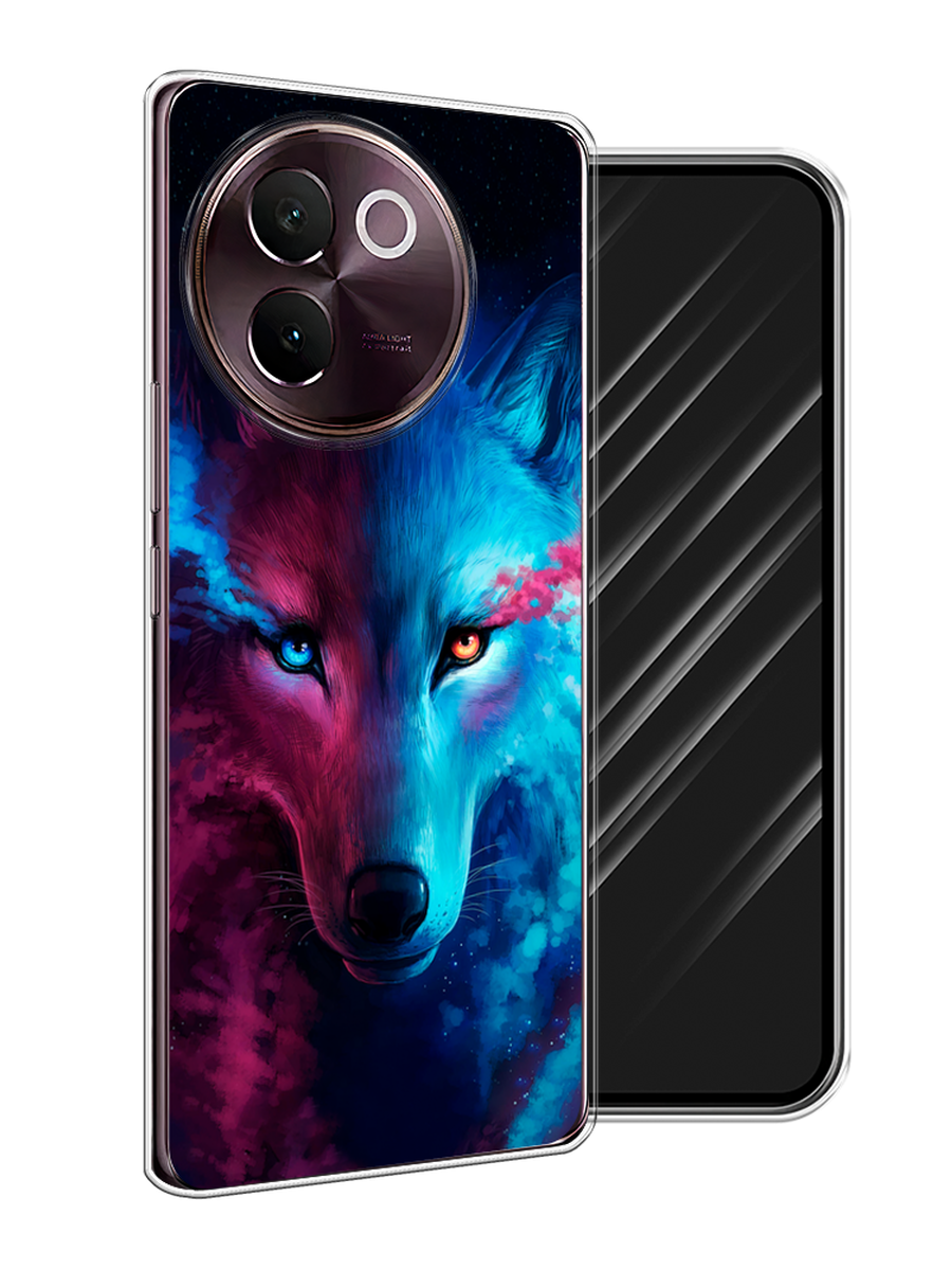 

Чехол Awog на Vivo V30e "Волшебный волк", Голубой;розовый, 2610550-1