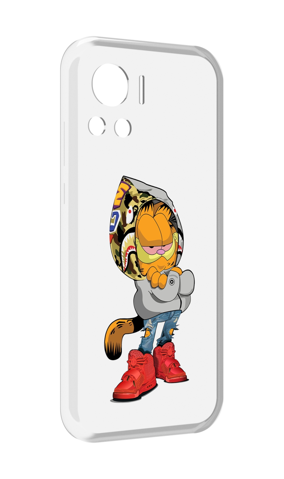 

Чехол MyPads модный-котяра детский для Motorola Edge 30 Ultra, Прозрачный, Tocco