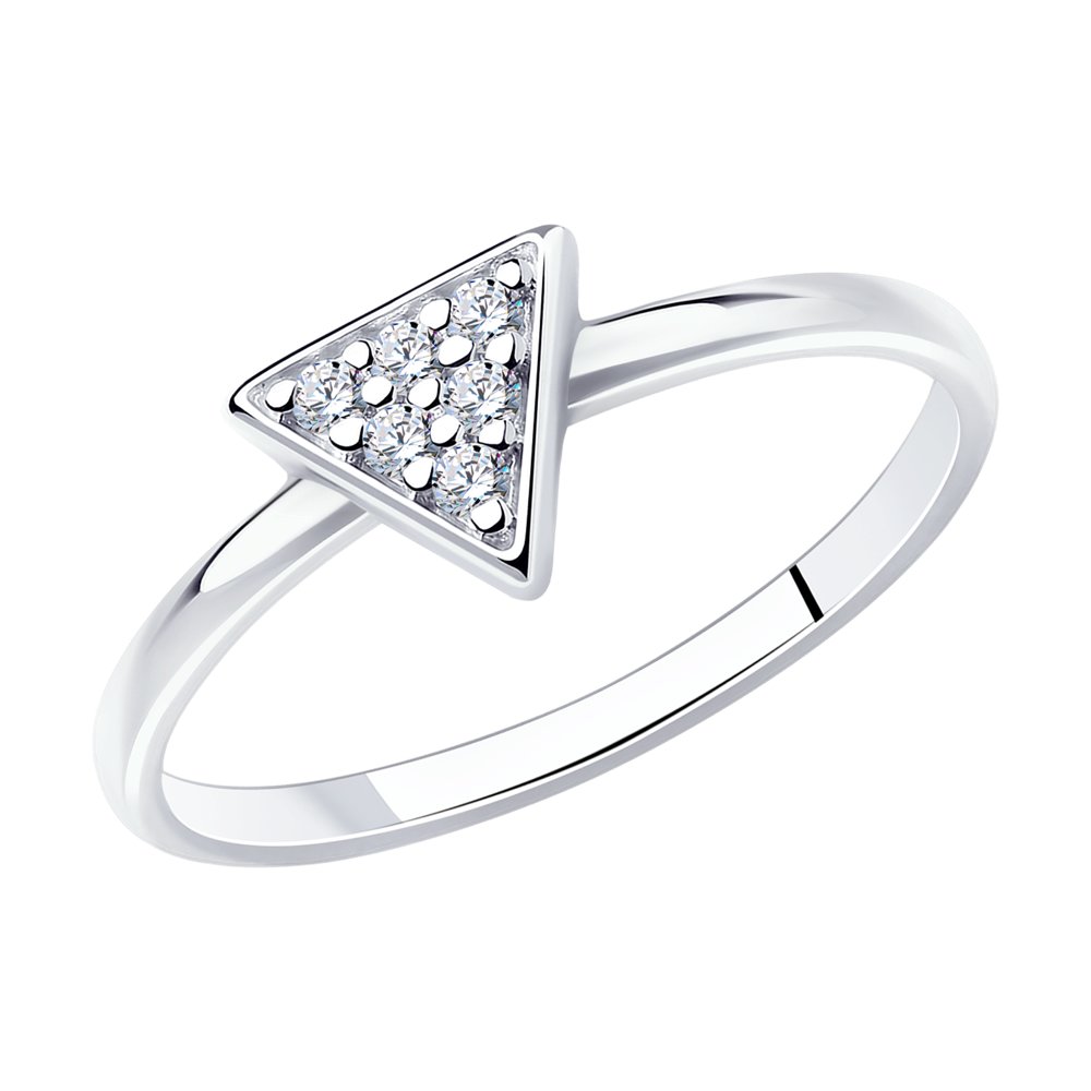 

Кольцо из серебра р. 16 SOKOLOV 94012707, фианит, 94012707