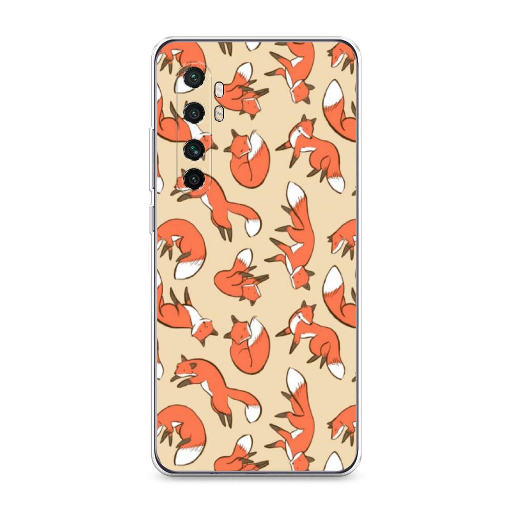 

Чехол Awog на Xiaomi Mi Note 10 Lite "Лисички фон", Разноцветный, 38450-3