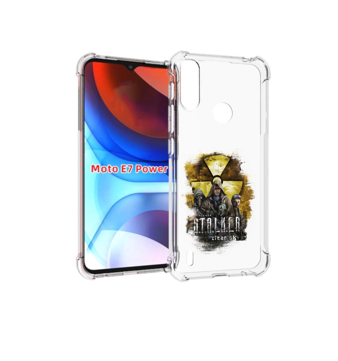 

Чехол MyPads Сталкер мужской для Motorola Moto E7 Power, Прозрачный, Tocco