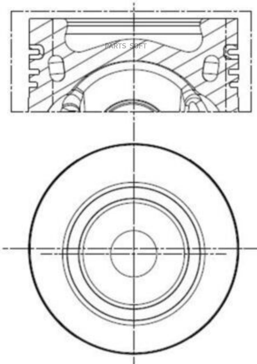 

Поршень ДВС Mahle/Knecht Audi A4 Allroad B8 8KH; Audi A4 Allroad B9 8WH; 8WJ; Audi A4