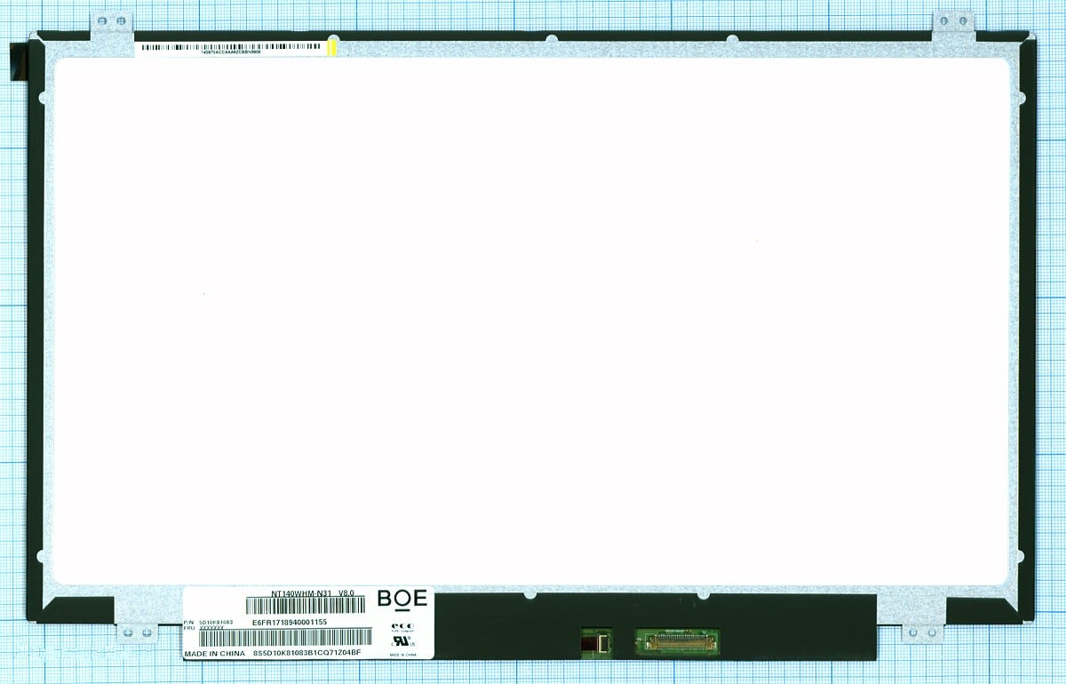 

Матрица OEM для ноутбука NT140WHM-N31 (100117411V), совместимая с p/n: NT140WHM-N31